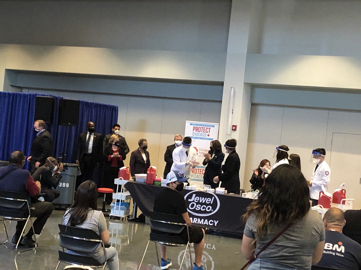 Chicago - ⁦<a href="/VP/">Vice President JD Vance</a>⁩ arrives to discuss vaccine equity