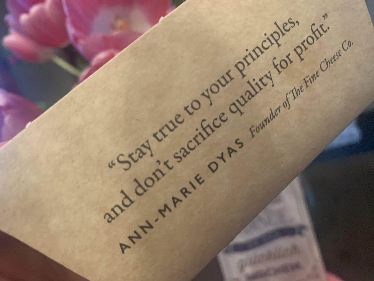 „Stay true to your principles, and dont sacrifice qualitx for profit.“

Bleiben Sie Ihren Grundsätzen treu und opfern Sie Qualität nicht für Profit. 

Niemals. #werte #Nachhaltigkeit #tuwasduliebst