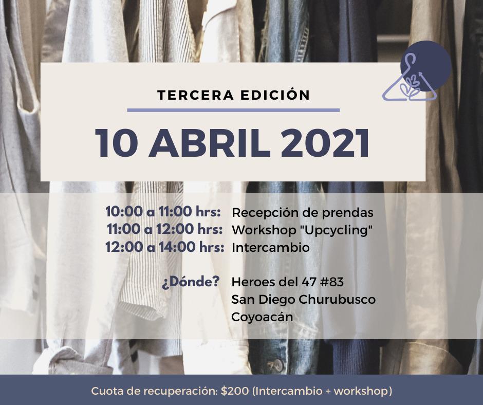 Si te preocupa lo que sucede con tu ropa cuando la desechas, sumate a El cambiadero, iniciativa de moda sostenible que propone un intercambio de ropa que este en buenas condiciones. También podrás participar en un workshop sobre upcycling. @elcambiadero #elcambiadero <a href="/IberoDiseno/">Ibero Diseño</a>