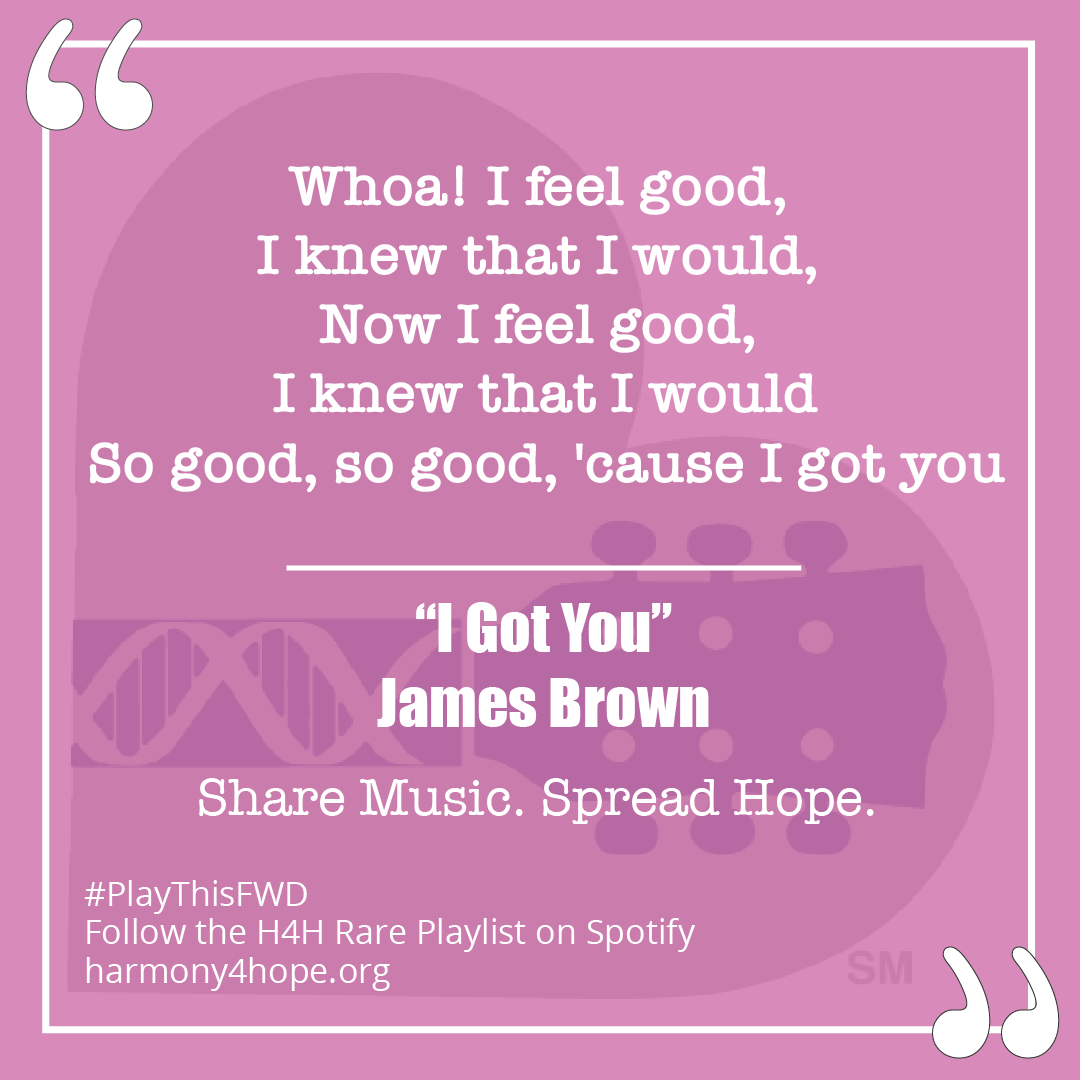 harmonize4hope's tweet photo. We’re rockin’ and rollin into this beautiful Tuesday! Share good vibes with your friends and turn up the volume on rare disease with one of our H4H Rare Playlist on Spotify! https://t.co/SDQJzVHmgw #PlayThisFWD https://t.co/7AlHPQDlpY