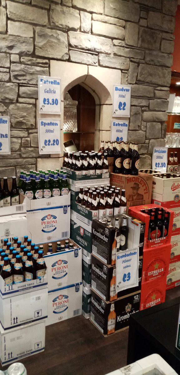 All stocked up again after the holiday weekend.
