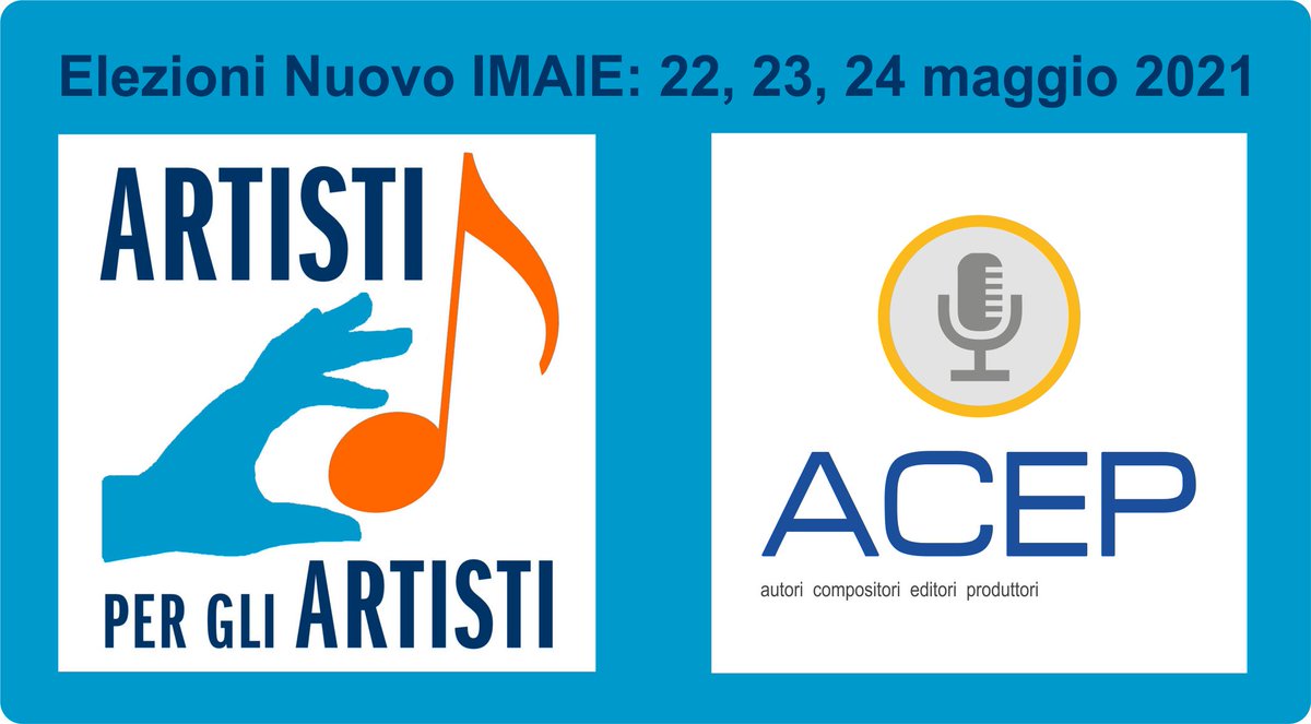 Elezioni <a href="/NUOVOIMAIE/">NUOVO IMAIE</a>: ACEP sostiene lista #artistipergliartisti che ha governato con successo dalle prime elezioni ad oggi. Diretta presentazione giovedì 8 aprile ore 17 su pagina facebook ACEP, <a href="/notelegali/">Note Legali</a> e altre associazioni. NON MANCATE!

facebook.com/acep.asso/post…
