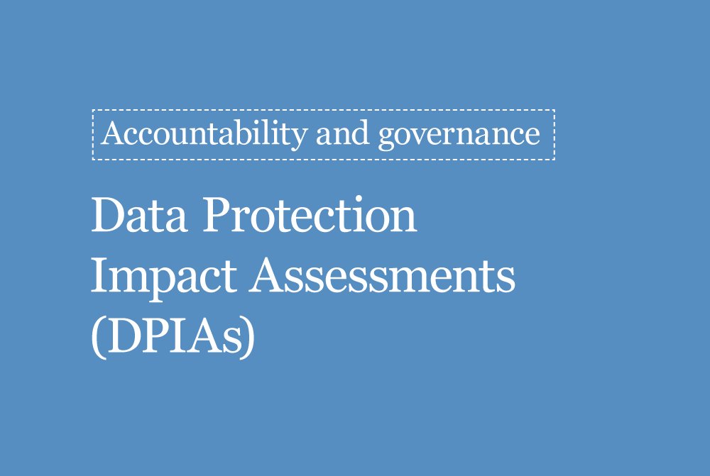 ICOnews's tweet photo. You must complete a DPIA for any high-risk project that involves the processing of personal data. It’s a process designed to help you identify and minimise the data protection risks of your project. To find out more, visit our website: https://t.co/12SVNEh8YK https://t.co/hePDW5WmgZ