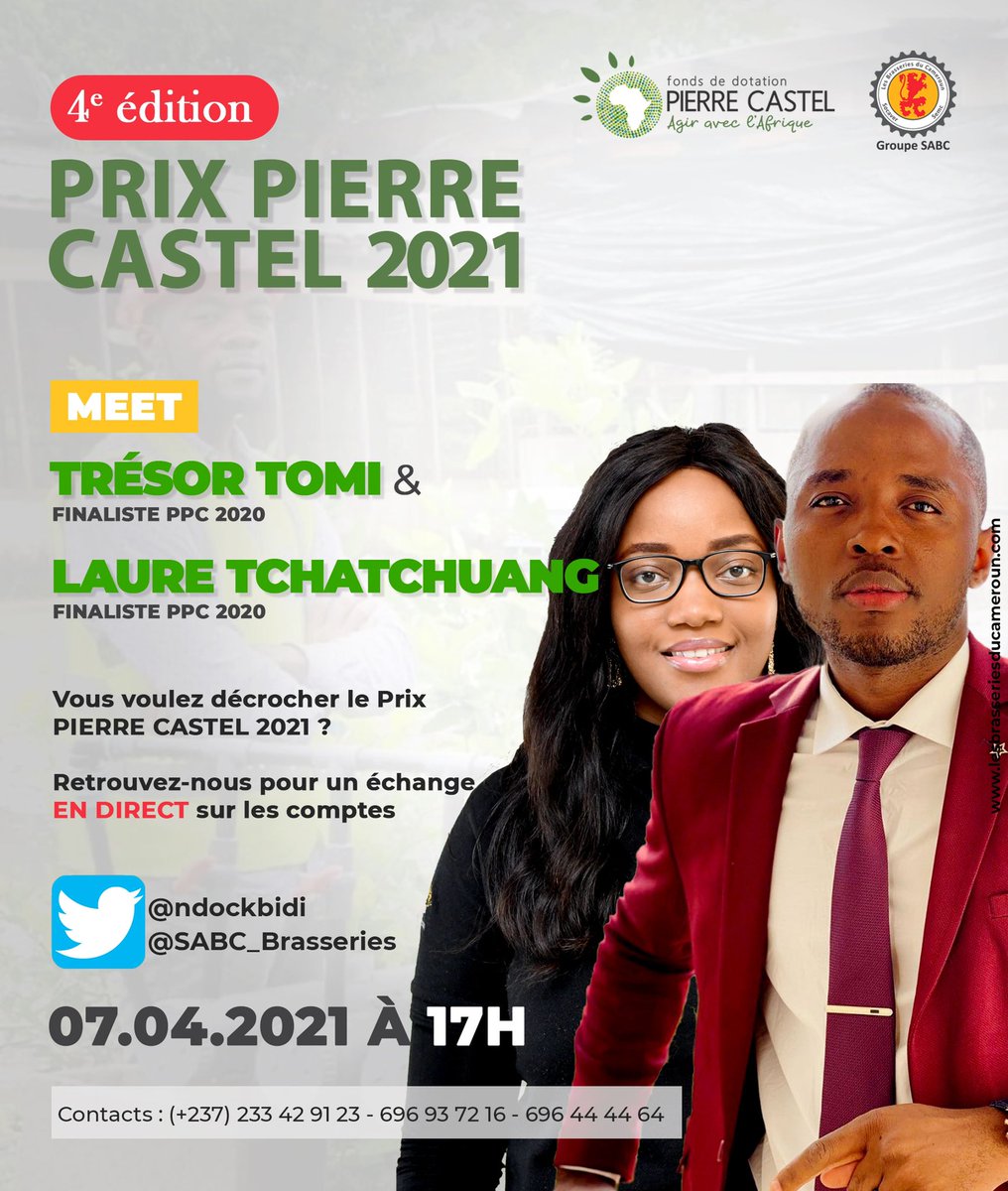 Soyez présents demain pour cette deuxième Space avec pour thème 
Le prix pierre Castel 2021.