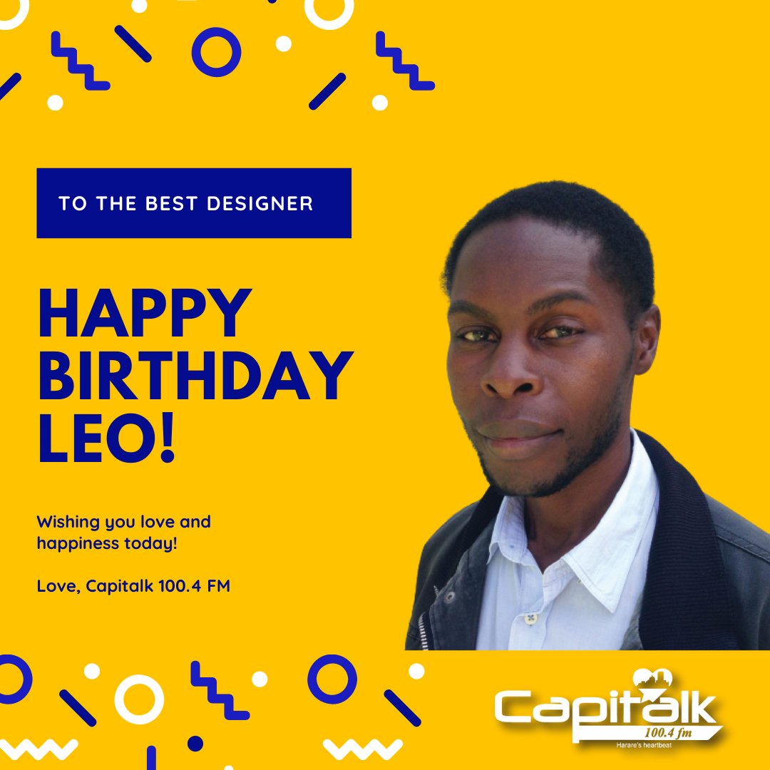 capitalkfm's tweet photo. Happy Birthday to our one and only Leo!
Here's to many more years of life and a few more late night editsππππ€
#birthdaywishes
#GraphicDesign
#BoldByDesign
#BoldAds https://t.co/wBY2OjkTmD