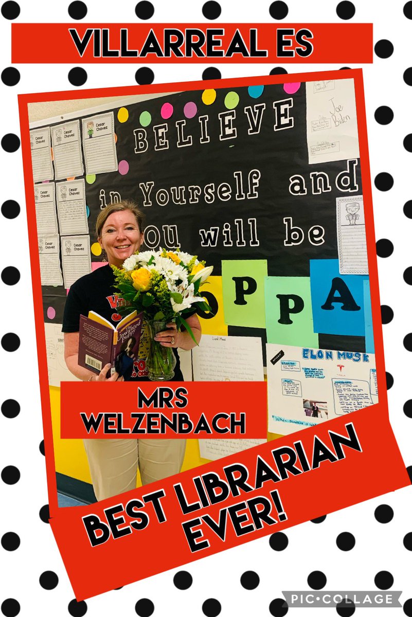 Happy National Librarian Day! BEST LIBRARIAN EVER! @SandraWelzenba1 @RoxanneJGtz @NISDVillarreal_ @NISD