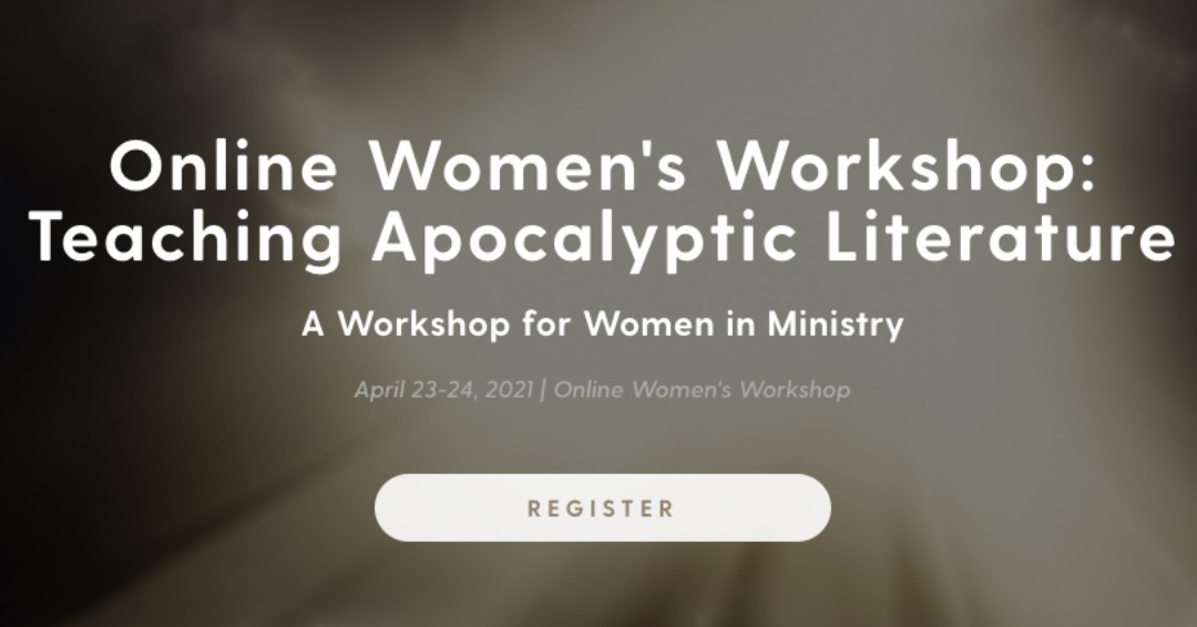 simeontrust's tweet image. Have you ever wondered how to teach Daniel's visions in the second half of the book? 

Come to the Online Women's Workshop on Apocalyptic Literature on April 23-24 to be equipped. Registration will close after April 15 or when sold out. ow.ly/gHOk50Ebu1L