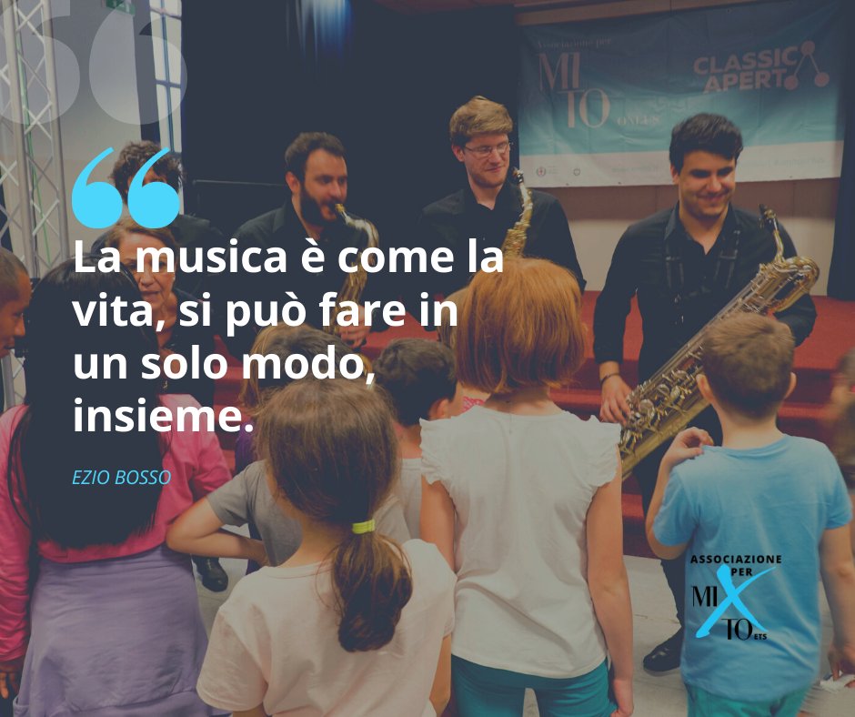 La condivisione di iniziative musicali sul territorio è determinante per promuovere l’integrazione e la crescita culturale dei cittadini, per riappropriarsi dei luoghi e per sentirsi tutti parte della stessa comunità. In attesa di ritrovarci dal vivo...
#xMito #MusicaClassica