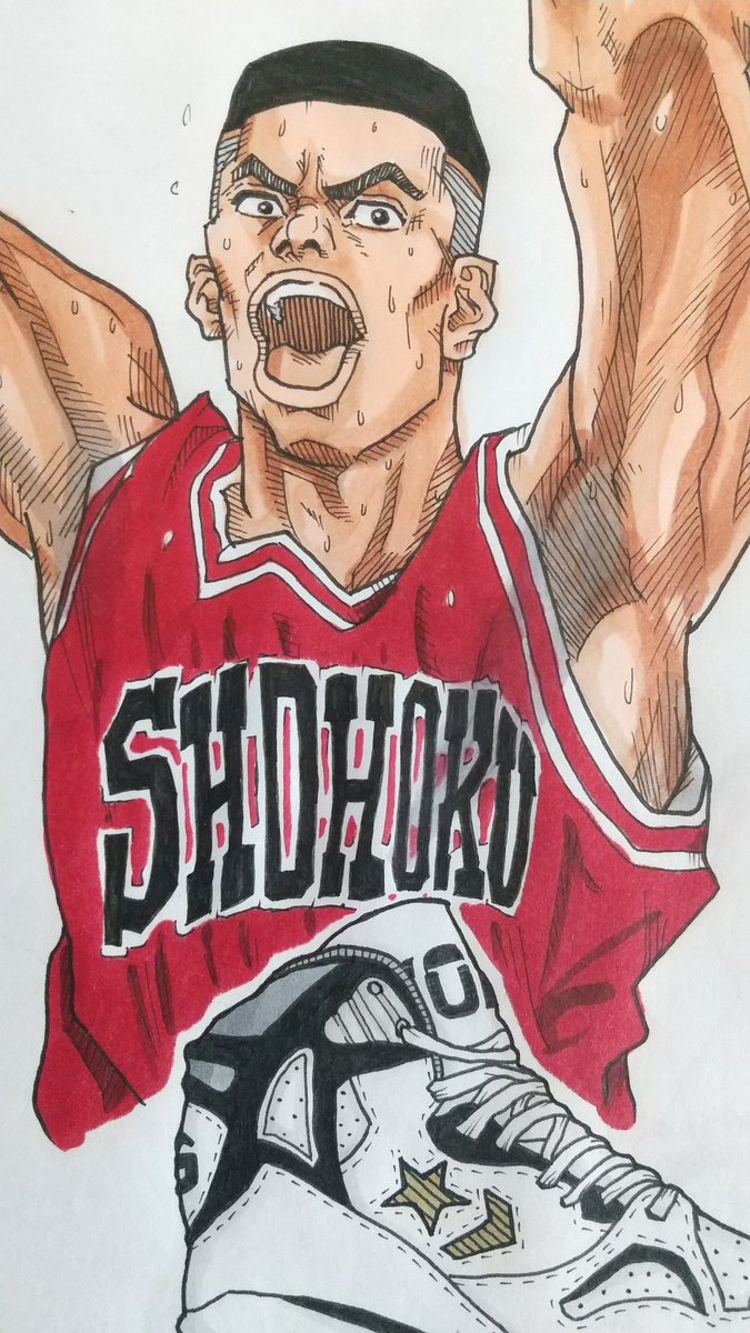 ばろうず 過去作から ゴリ スラムダンクで一番好きなキャラ スラムダンク Slamdunk Slamdunkmovie 井上雄彦 赤木剛憲 ゴリ ゴリ推し お絵描き練習中 お絵描き好きさんと繋がりたい お絵描き イラスト イラスト好きな人と繋がりたい