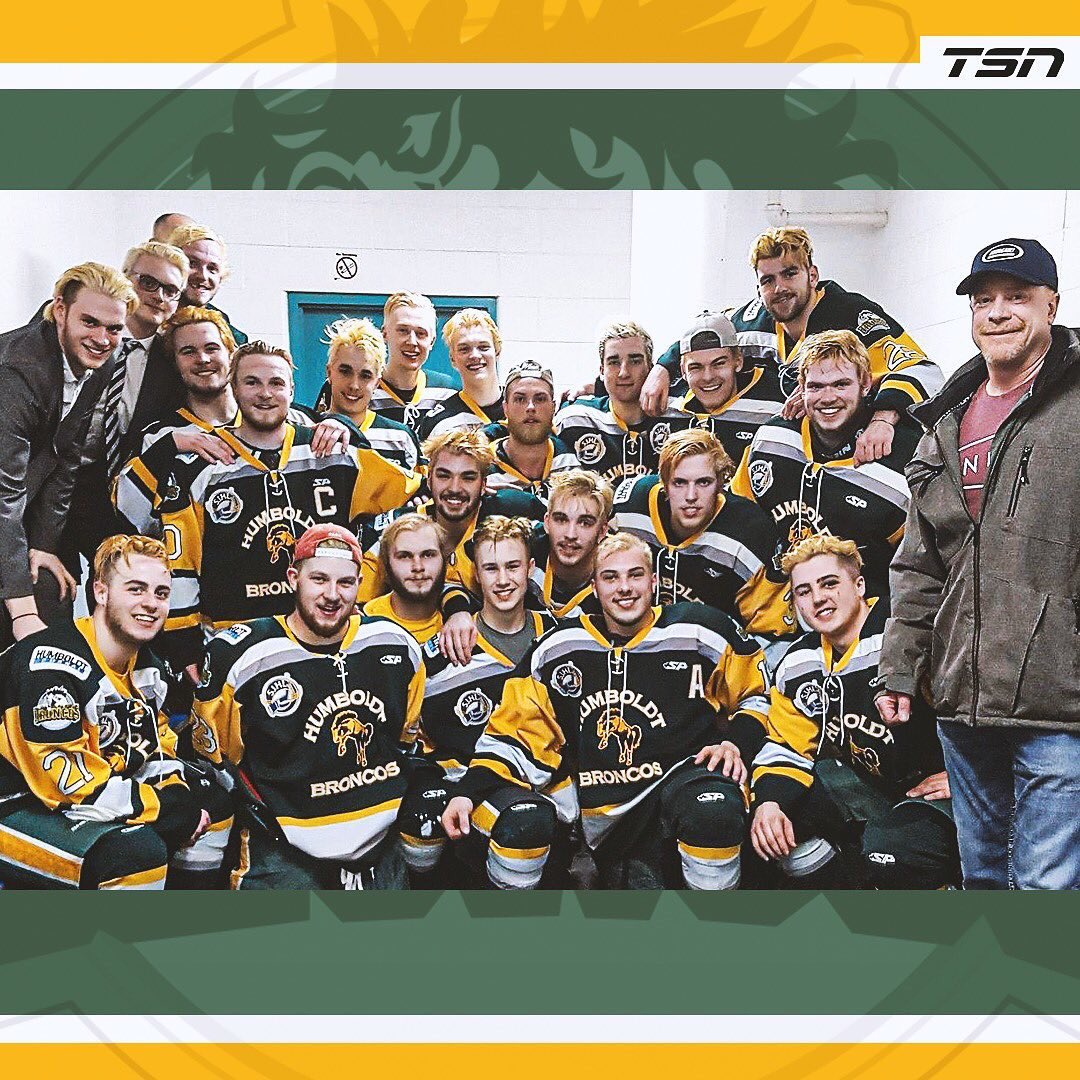 JayOnSC's tweet photo. Today and every day, we remember the Humboldt Broncos 💚💛 https://t.co/0j1tyaXrfX