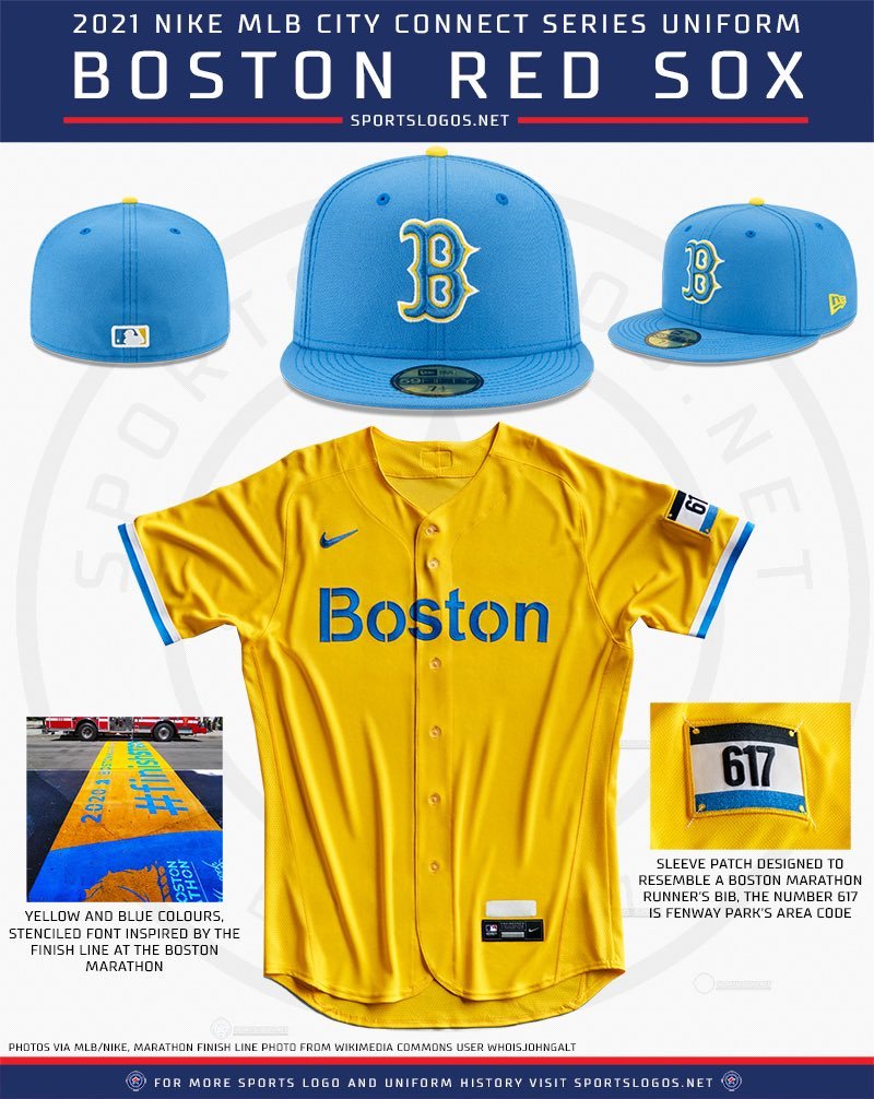 Mlb City Connect Jerseys Boston Red Sox Uniforms 2021 MLB Boston