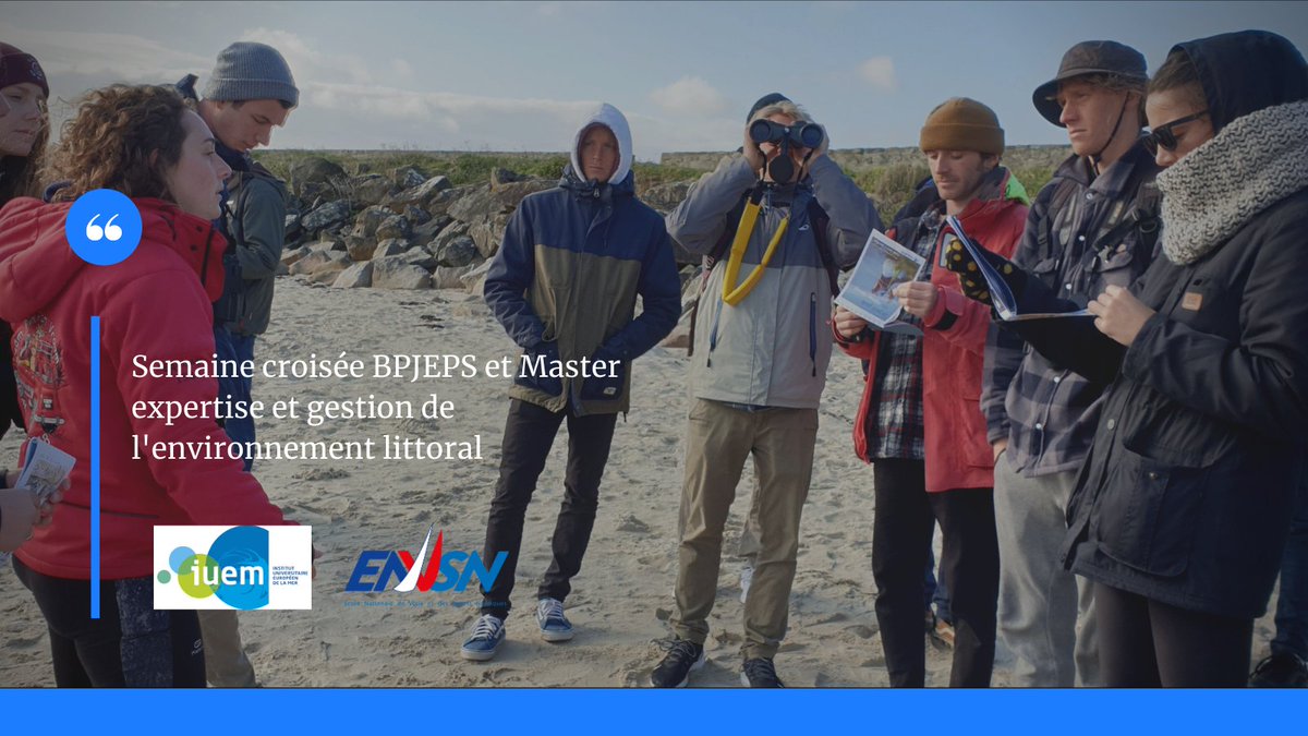 Semaine croisée #BPJEPS #surf #kitesurf #voile <a href="/ENVSN56/">Ecole Nationale de Voile et des Sports Nautiques</a> /#Master Expertise et gestion de l'environnement littoral @IUEM_Brest👉échanges de savoir-faire, de compétences, de partage de culture littorale et initiation à la gouvernance des espaces côtiers
↪️bit.ly/3uro7Kx