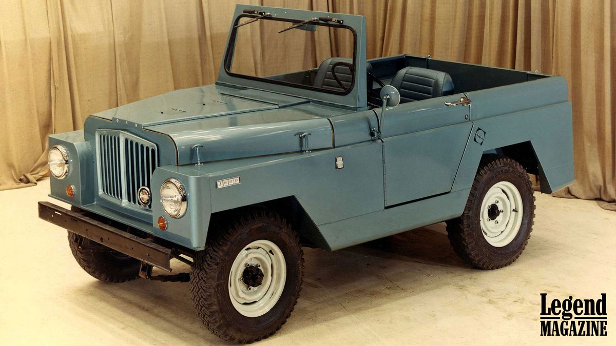 Looks like a Land Rover, doesn’t it? That’s not entirely surprising, as this largely unknown #Jeep XLI concept was designed to appeal to a market its British counterpart was already well established in. Read its story here: legendmag.co.uk/jeep-cj5-xli/ #jeeplife #jeepfamily
