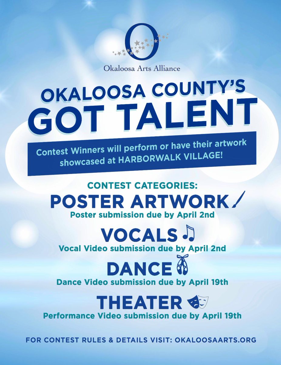 Today is the Deadline to enter Poster or Vocal Contest conta.cc/3czgpb2