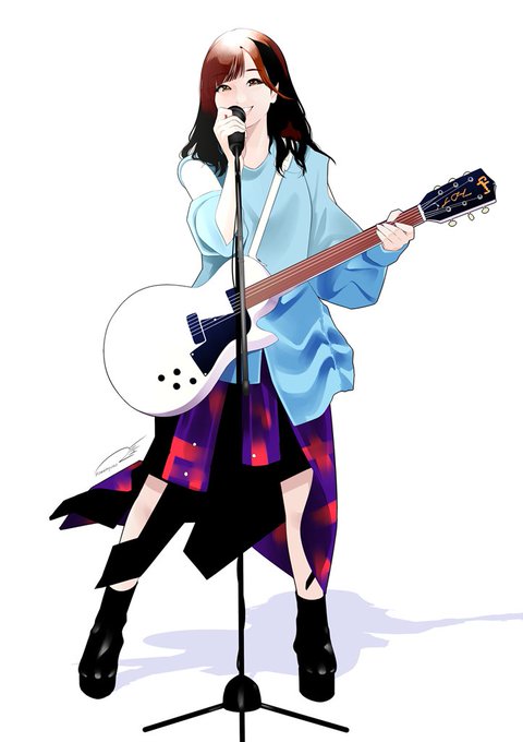 「full body guitar」 illustration images(Latest)｜21pages