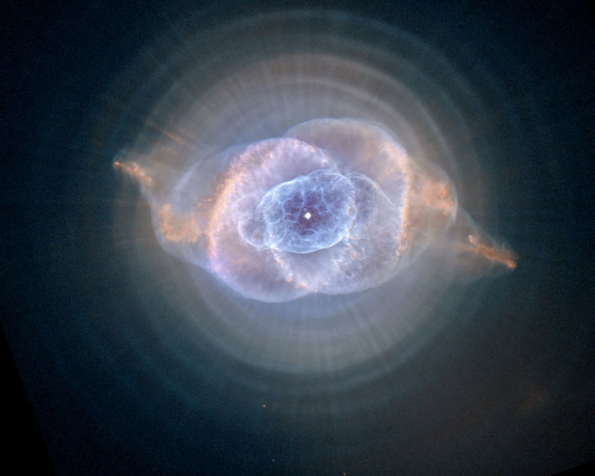 DosePhysics's tweet photo. This is Cat's Eye Nebula (NGC6543). It was first observed on February 15, 1786 by William Herschel. Located in Milky Way 3000 light years away.
#Nebula #MilkyWay https://t.co/n65DZAPJjP