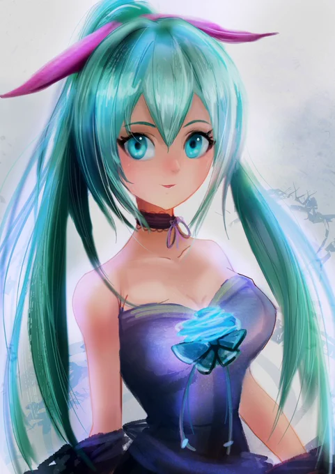#illustration #絵描きさんと繋がりたい 
初音ミクだけど、これからはこんな絵がらで落ち着けようと思います☺ 