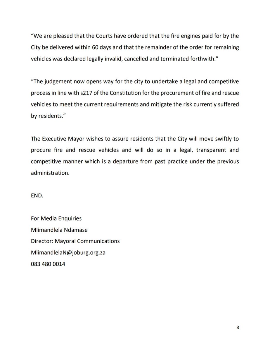 GeoffMakhubo's tweet photo. HIGH COURT CONFIRMS ILLEGALITY AND UNCONSTITUTIONALITY OF THE CITY RED FLEET TENDER PROCESS AND AWARD UNDER FORMER MAYOR. https://t.co/k7VwcFJj3Q