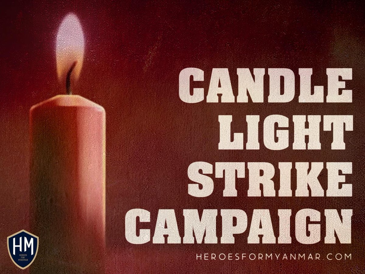 channn012's tweet photo. Candle strike campaign in @thatskygame to honor the fallen heros 🇲🇲🤍🕊 #April6Coup #WhatsHappeningInMyanmar #CandleLightStrike https://t.co/BXGwemBCTU