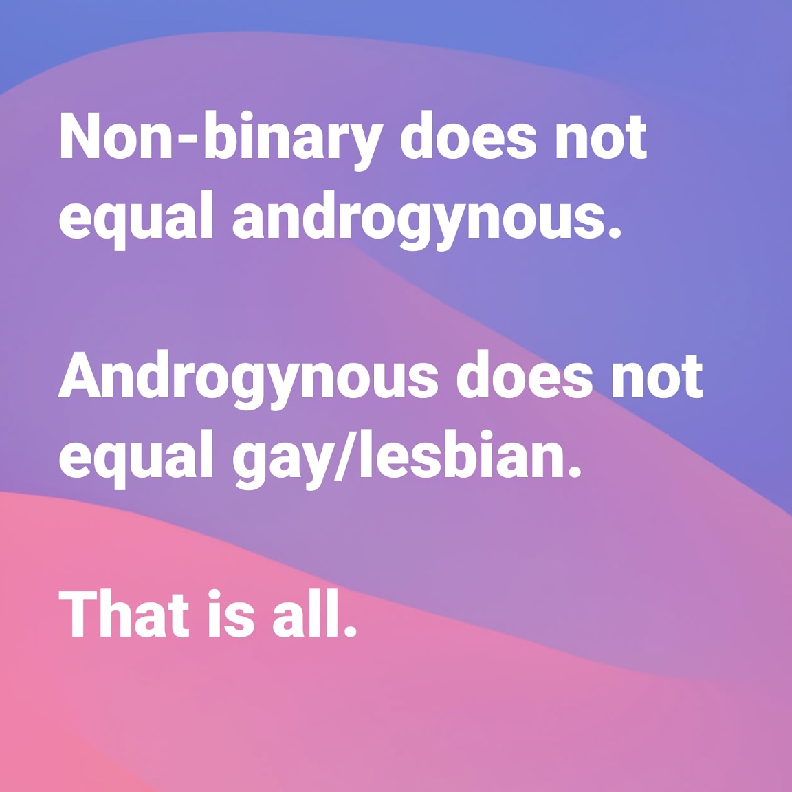 B00Fear's tweet photo. Fun facts. #LGBTQ #androgynous #nonbinary https://t.co/oRUAm5kvac