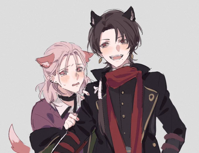 猫ちゃんと子犬ちゃん 