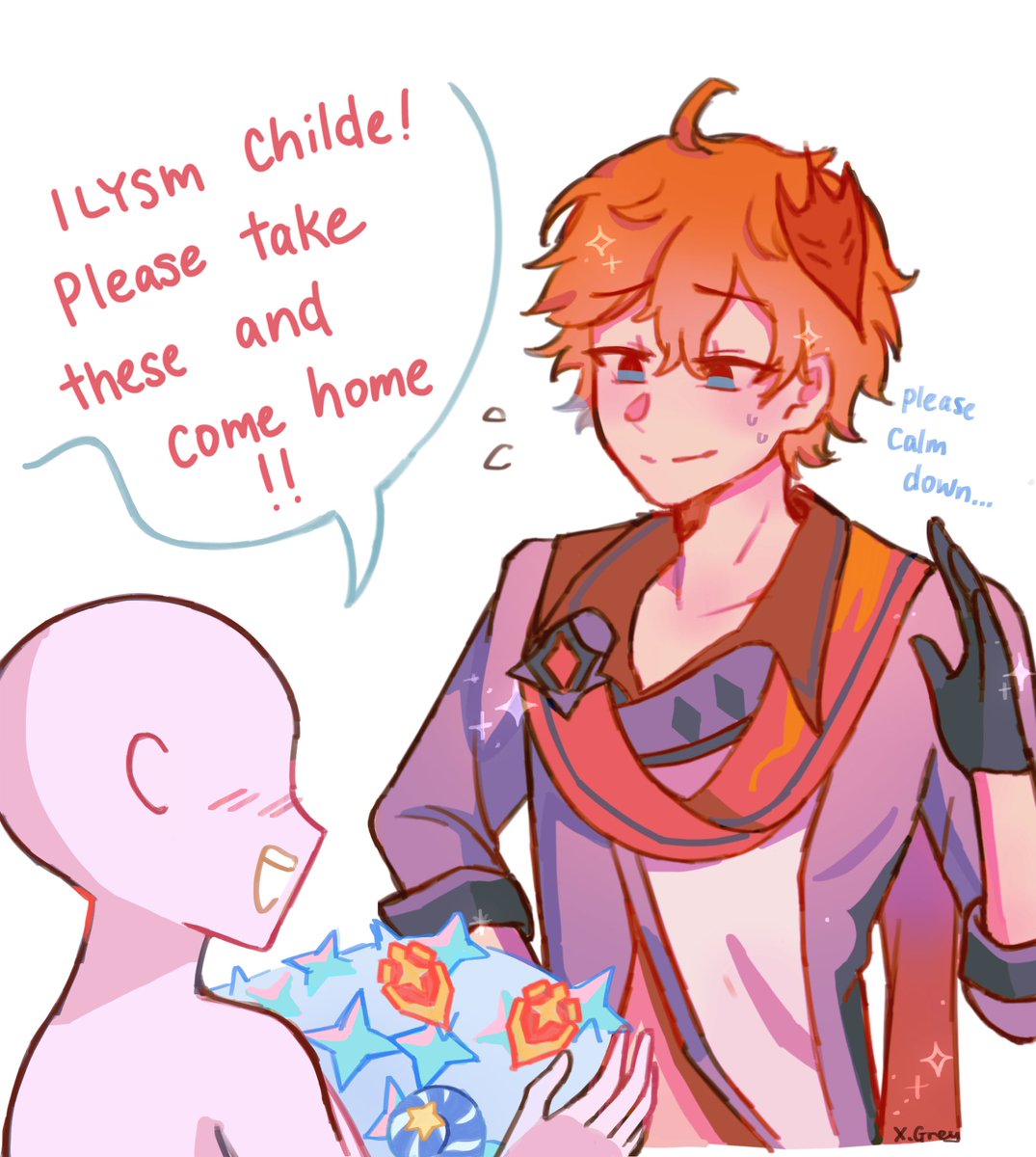 GreyyIx's tweet photo. HE WILL COME HOME >:0 #childe #childegenshinimpact https://t.co/2Nd2gvuY0m