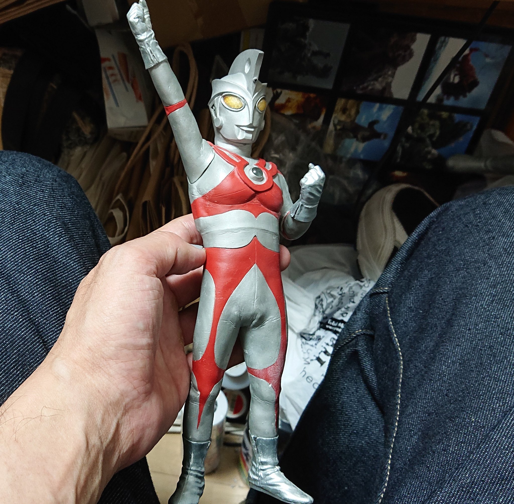 セキケンジ 男女合体変身 ウルトラタッチ のウルトラマンエースの放送開始記念日だぞ という事で 前に原型作った ウルトラマンエースをどうぞ エースも結構作ったけど これはお気に入りの方ですね アバンタイトルの ウルトラマ ンエース