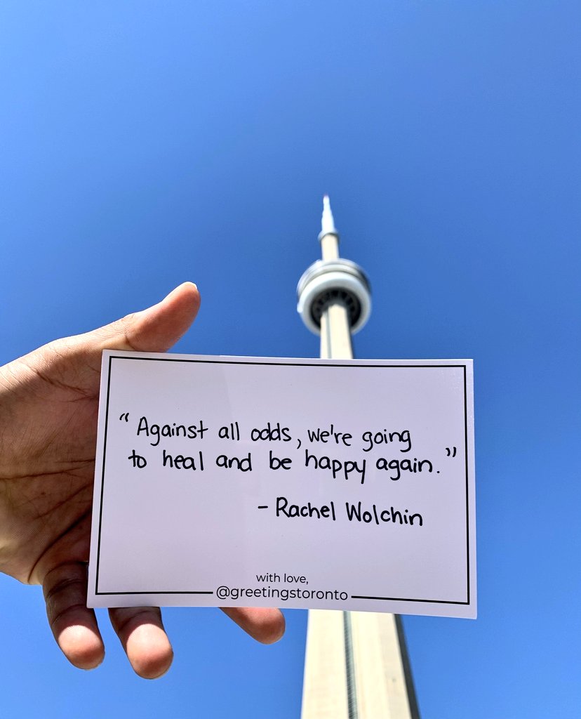 Goodable's tweet image. Not to alarm anyone, but someone's been going around Toronto, Canada, leaving notes of support and encouragement in random places.

And it's awesome.

🇨🇦