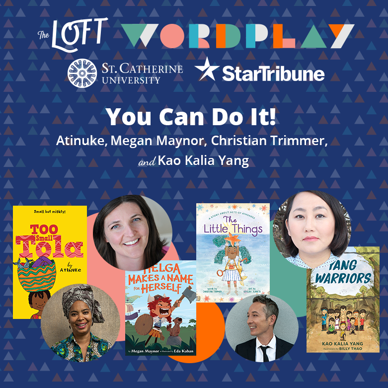 loftliterary's tweet photo. Wordplay 2021 (May 2-8), presented by @StKate and @StarTribune, will bring you a different virtual youth program each morning at 9 am CT in partnership with @ryancompanies. Admission is free, but reg is required. https://t.co/1HNGxd0PqG https://t.co/RiE2DYBzE0