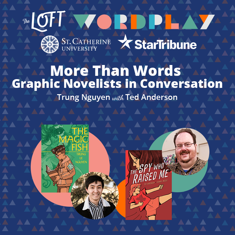 loftliterary's tweet photo. Wordplay 2021 (May 2-8), presented by @StKate and @StarTribune, will bring you a different virtual youth program each morning at 9 am CT in partnership with @ryancompanies. Admission is free, but reg is required. https://t.co/1HNGxd0PqG https://t.co/RiE2DYBzE0