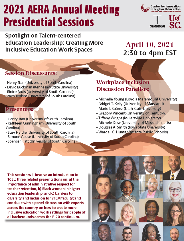 Dr. Mario Suárez has been invited to speak about his research with trans surveys and employment discrimination in two AERA Presidential Sessions. Make sure to check them out if you are attending virtually.
Sat, 4/10 @ 12:30-2pm
Sun, 4/11 @ 12:30-2pm