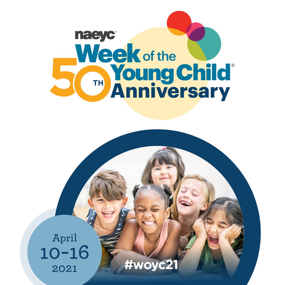 WOYC® is Almost Here! Join us as we celebrate our youngest learners with five fun-filled, themed days. View our tools and tips to help you plan your celebrations, and watch a few special messages from Barbara Bowman, Coy Bowles, and Jack McBrayer! bit.ly/39JsVmv #WOYC21