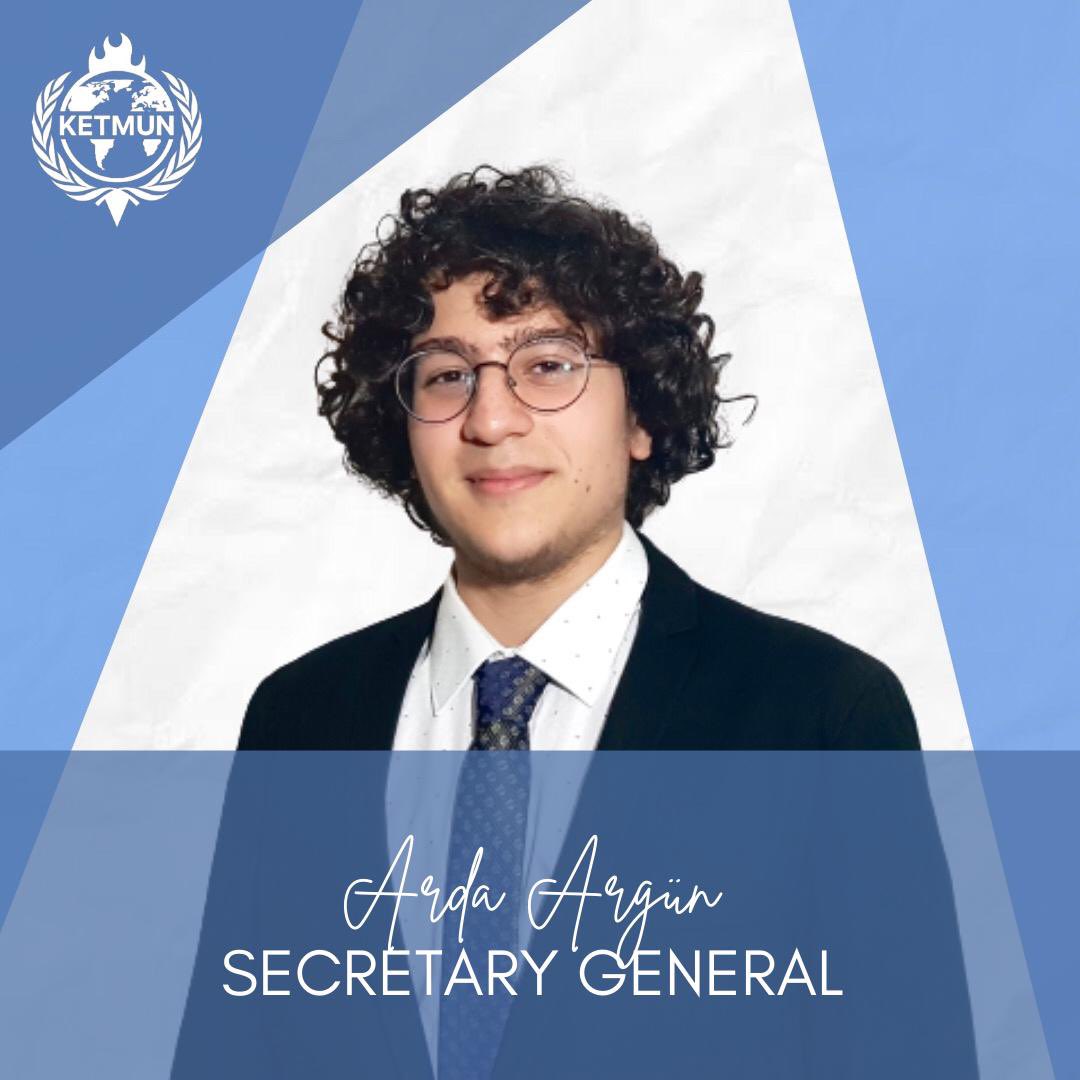 ketmunofficial's tweet image. We’re excited to introduce you to our Secretary General: Arda Argün. 
They’re working to provide you with the best MUN experience possible.