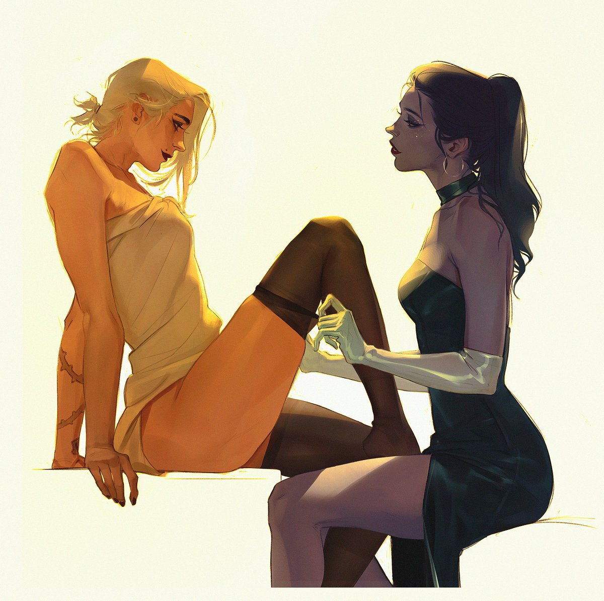 efferwescent's tweet photo. "We're already late for the party anyway, so... why don't we stay home instead? ❤️"

a bit of #ouihaw content! c:
p.s. I also have a Patreon page where you can support me ❤️ https://t.co/NpIJ4GLgcU https://t.co/ltrsGHdtGx