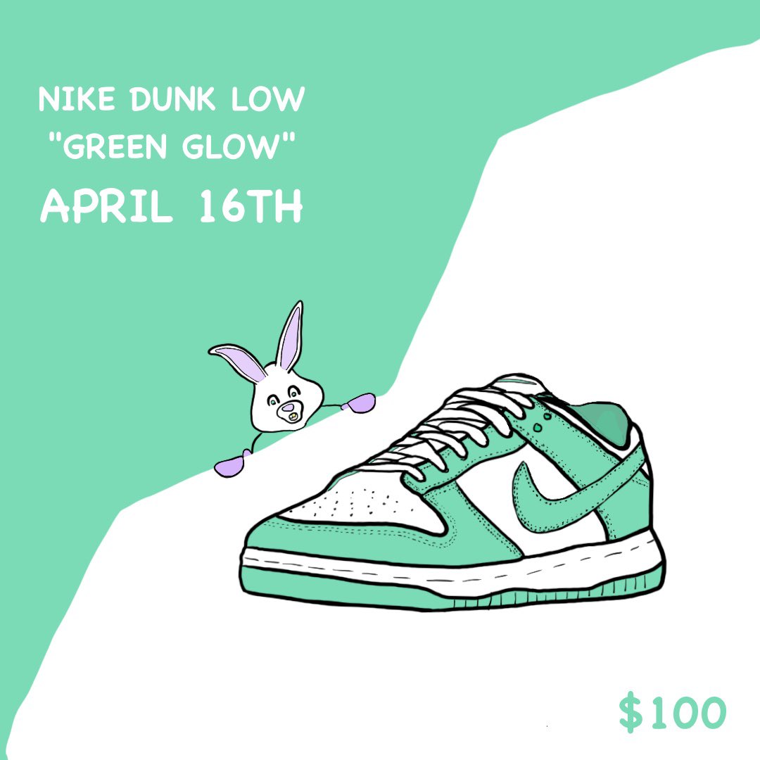 TheSoleLibrary's tweet image. More Dunks this spring and this is my favorite 🐰

4.16.21
Nike Dunk Low "Green Glow"
Price: $100
Women’s Exclusive

Will you 👍🏾cop or 👎🏾drop?

#TheSoleLibrary