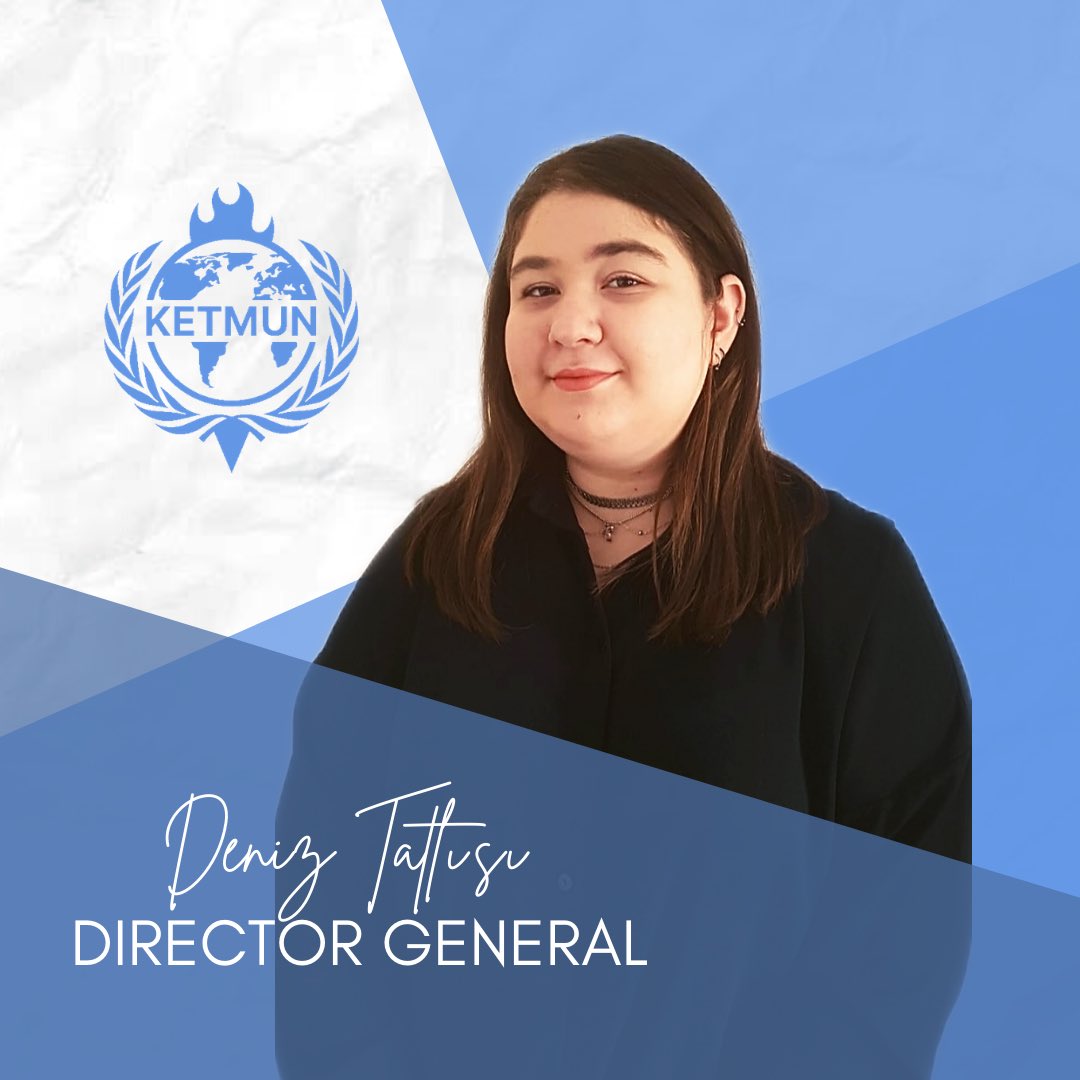 ketmunofficial's tweet image. We’re excited to introduce you to our Director General: Deniz Tatlısu.
They’re working hard to provide you with a well-organized, adequate MUN experience. #ModelUN