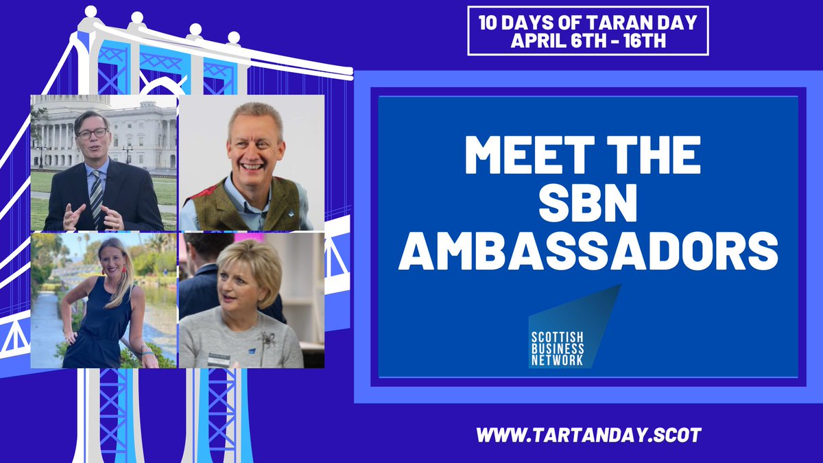 Our 10 Days of Tartan Day Celebrations have officially begun!

Ahead of our full schedule of events over the coming weeks we start with some words from our US Ambassador's.

Join all the excitement at tartanday.scot #tartanday #scotlandisnow