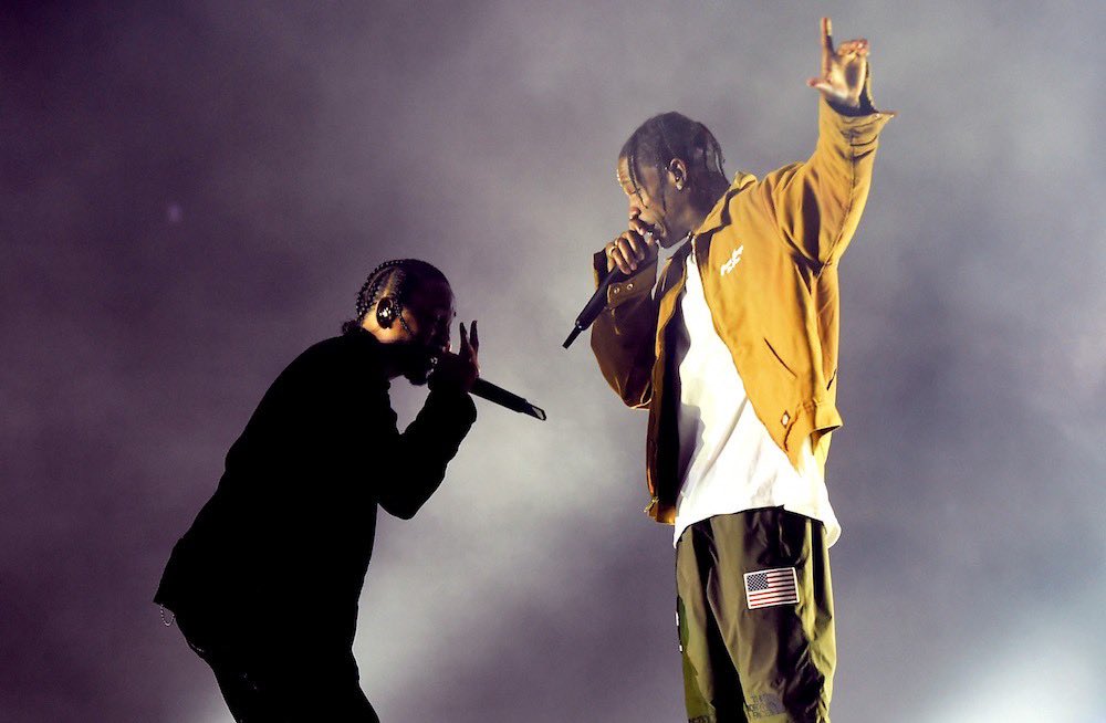 LaflameScott's tweet image. Travis Scott & Kendrick Lamar 🔥