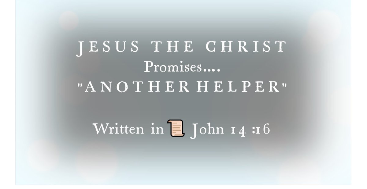 ramonbayron's tweet photo. JESUS THE CHRIST Promises.... John 14:16 https://t.co/lbl2sYOVQP