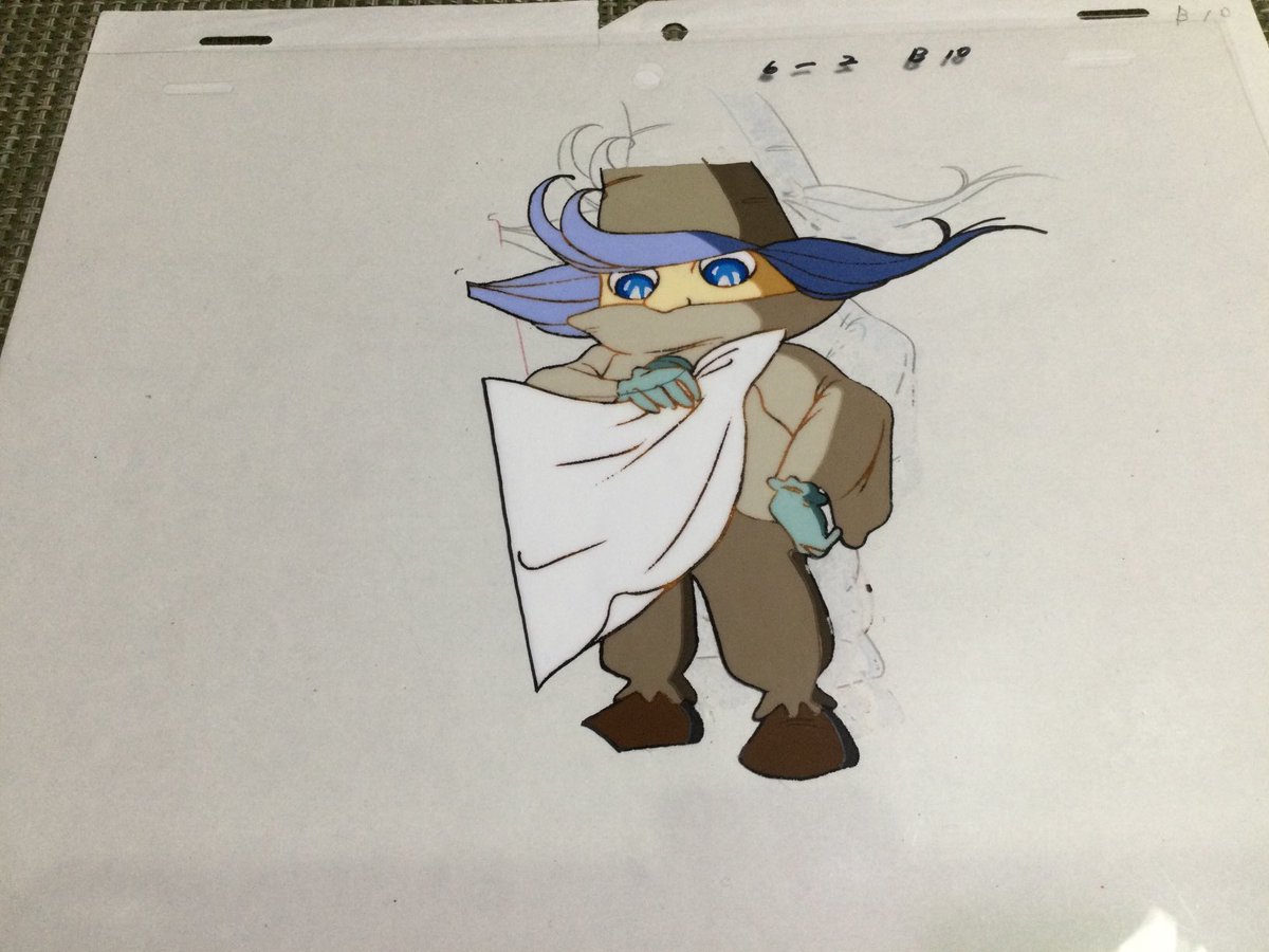 🟦このセル画も最終回収録後にいただいたもの。【とんがり帽子のメモル