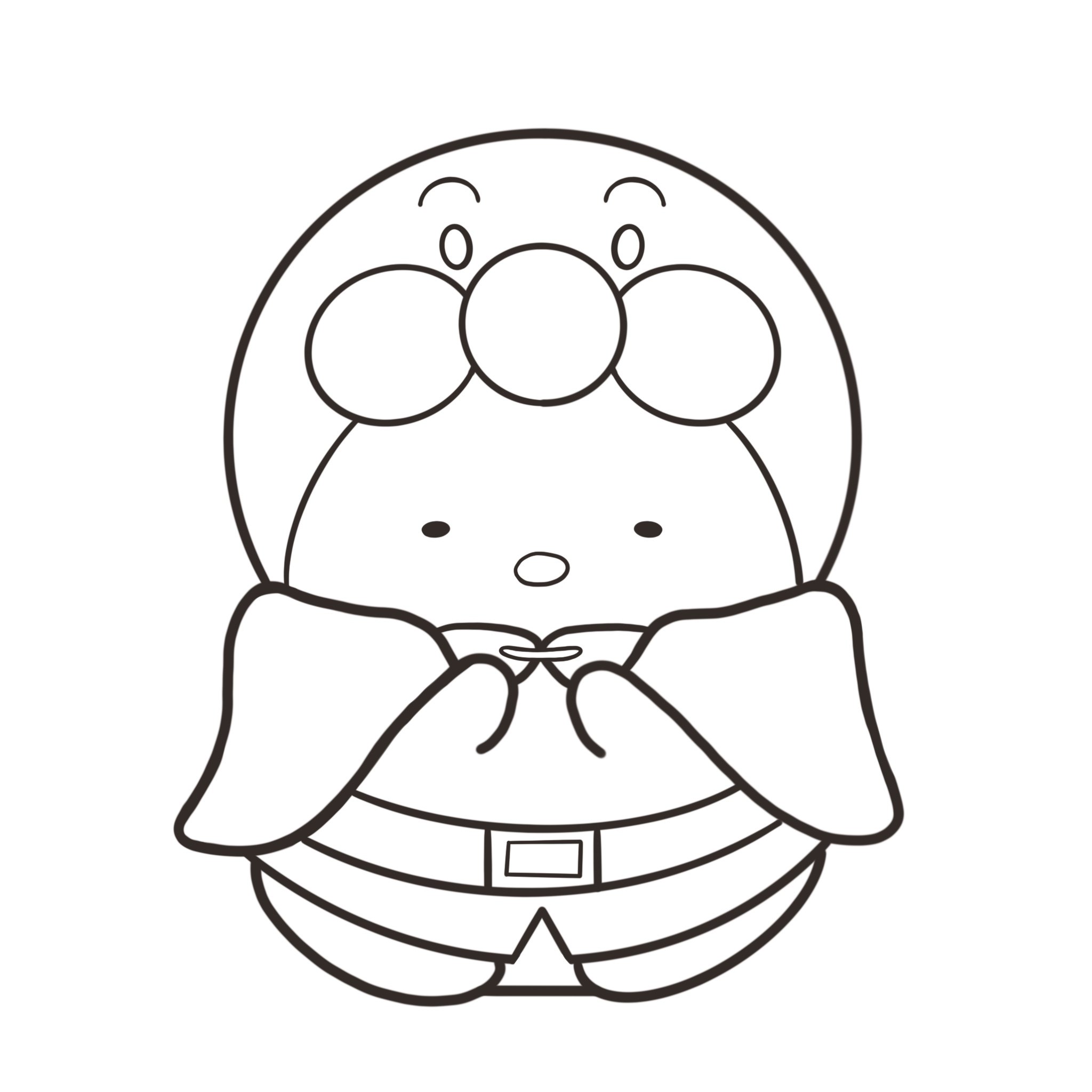 Takuo アイコンのリメイク用に線画カキコ 厚塗りってどうやるのかな 色の塗り方を勉強しないと 絵描きさんと繋がりたい Drawing 落書き アンパンマン すみっコぐらししろくま T Co Mcflwrity3 Twitter
