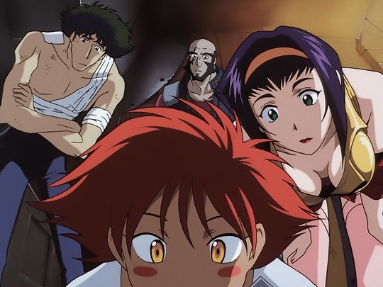 AniPostsDaily's tweet image. Cowboy Bepop (1998)