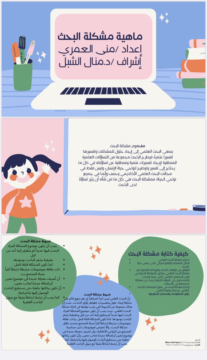 MONAALAMRI1993's tweet photo. @DrAlshebel #ماهية_مشكلة_البحث https://t.co/QKvqSX6GEq
