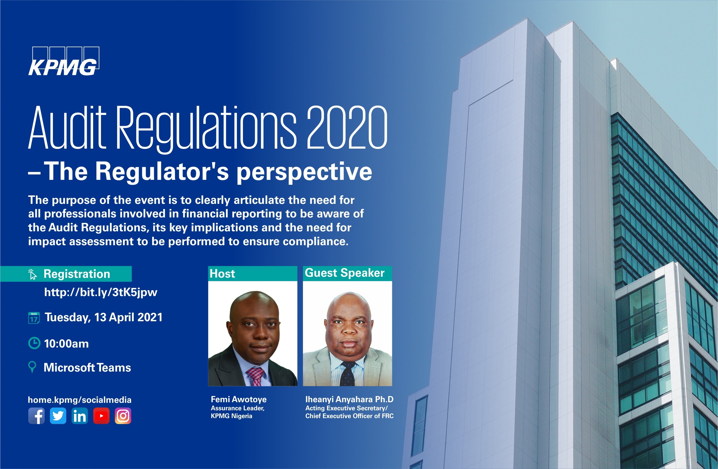 KPMG Nigeria on Twitter "Femi Awotoye, Partner, Audit, KPMG_NG, and