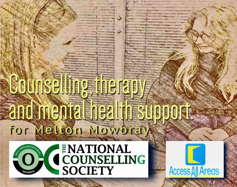 Access All Areas CIC are pleased to promote our counselling and therapy services. We are back to personal delivery this month. Careers, counselling and welfare advice, appointments available. Tel Melton 01664 784 785 #MentalHealthAwareness #counselling