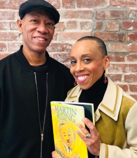 AndreaDavisPink's tweet photo. This week, as we commemorate the April 1968 passing of Martin Luther King, Jr. and the start of National Poetry Month, please enjoy this Scholastic Reads podcast interview, hosted by Suzanne McCabe: https://t.co/ZQCpHiUD1Z #MartinRising #ScholasticReads @Scholastic https://t.co/xzPys11GYj
