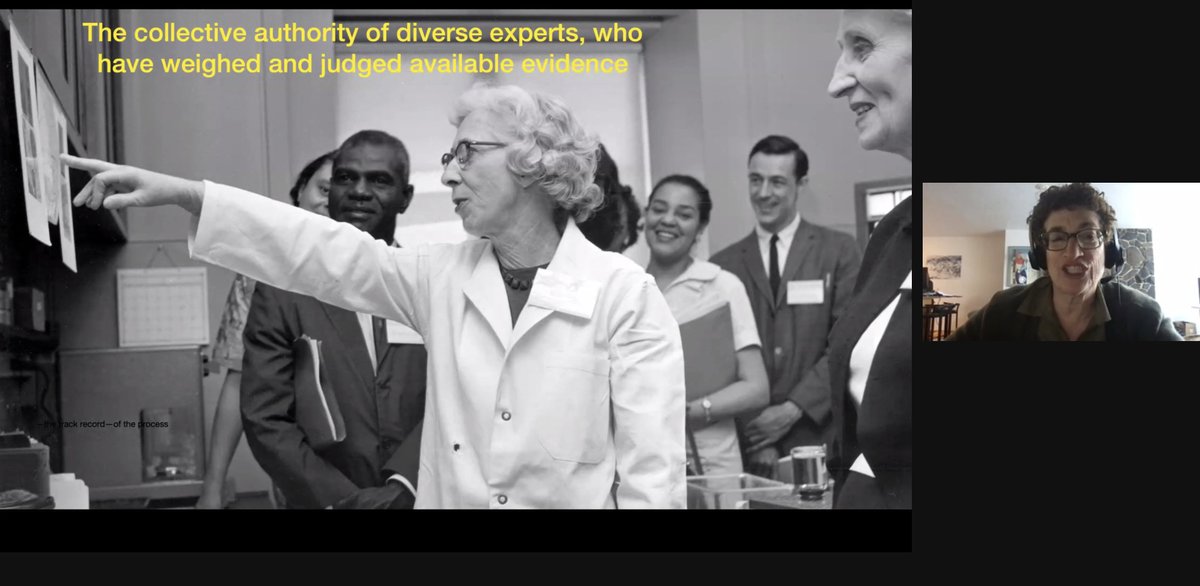 emmaefarrell's tweet image. Really enjoying this afternoon&apos;s #PERITIAlectures by Prof. Naomi Oreskes and her compelling argument that a culturally and intellectually diverse scientific community makes for better, more trustworthy, science @PERITIAnews