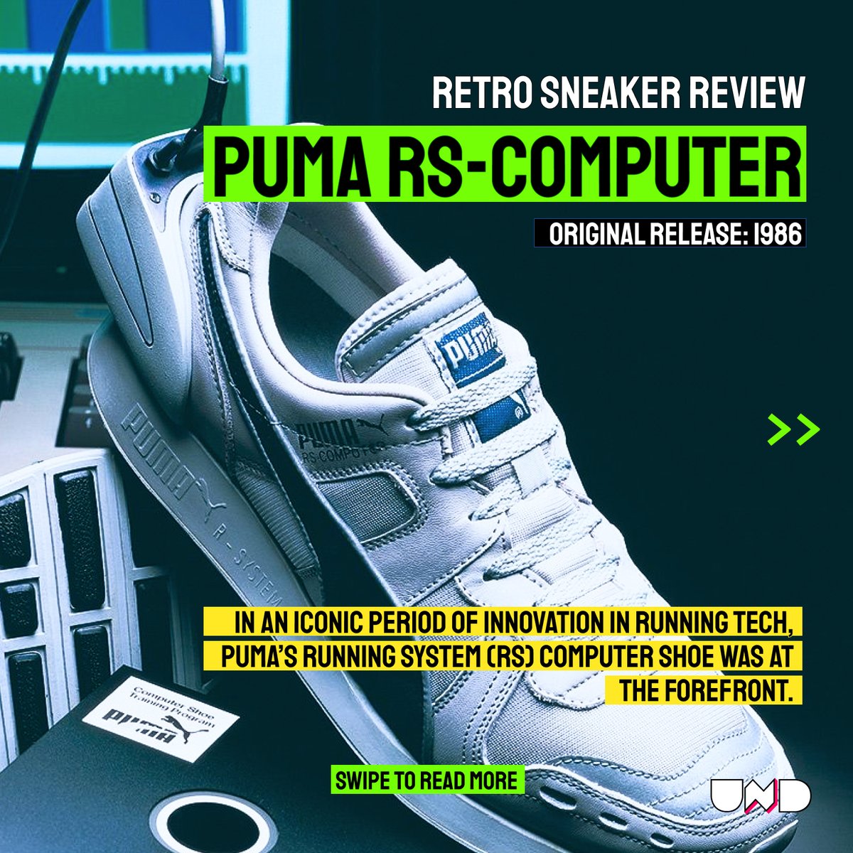 undsneakers's tweet photo. The iconic 1986 RS-Computer paved way for running technology to evolve through research at PUMA. Read more about the history of the sneaker and its evolution
#puma #rscomputer #pumars #running #runninsystem #rscollection #runningshoes #runnerscommunity #complexkicks #nicekicks https://t.co/dYxWVIBlTL