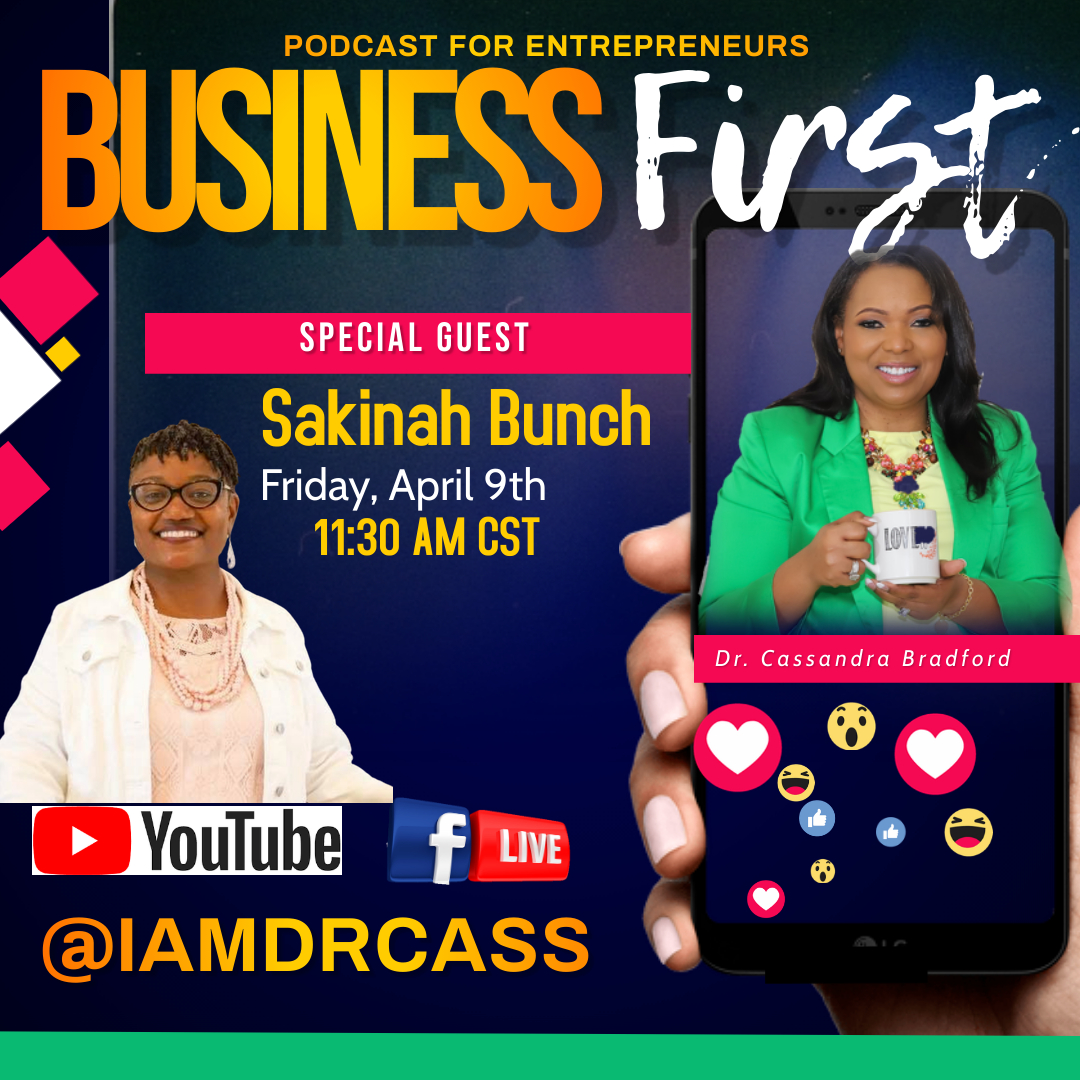drcasswilson's tweet photo. How important is your health to you? All 2020 &amp; 2021, we have been focusing on remaining healthy. Join me on April 9 with my special guest Sakinah Bunch as we discuss WHAT YOU CAN DO to stay SICK FREE during this pandemic. Business First with Dr. Cass. https://t.co/JtvwUFMYOk