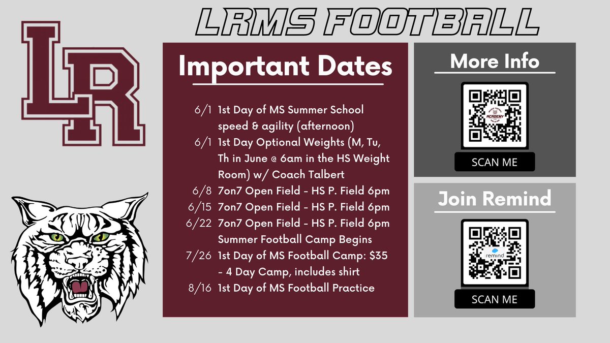 LRHS Football tweet media